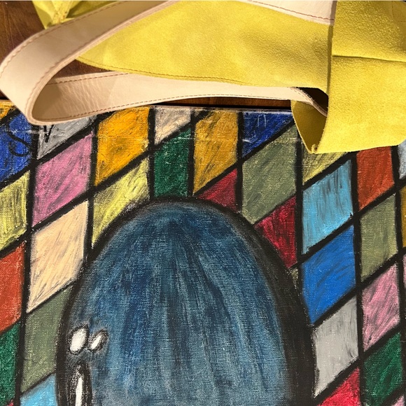 🟡 Leather pouch - Picture 2 of 4